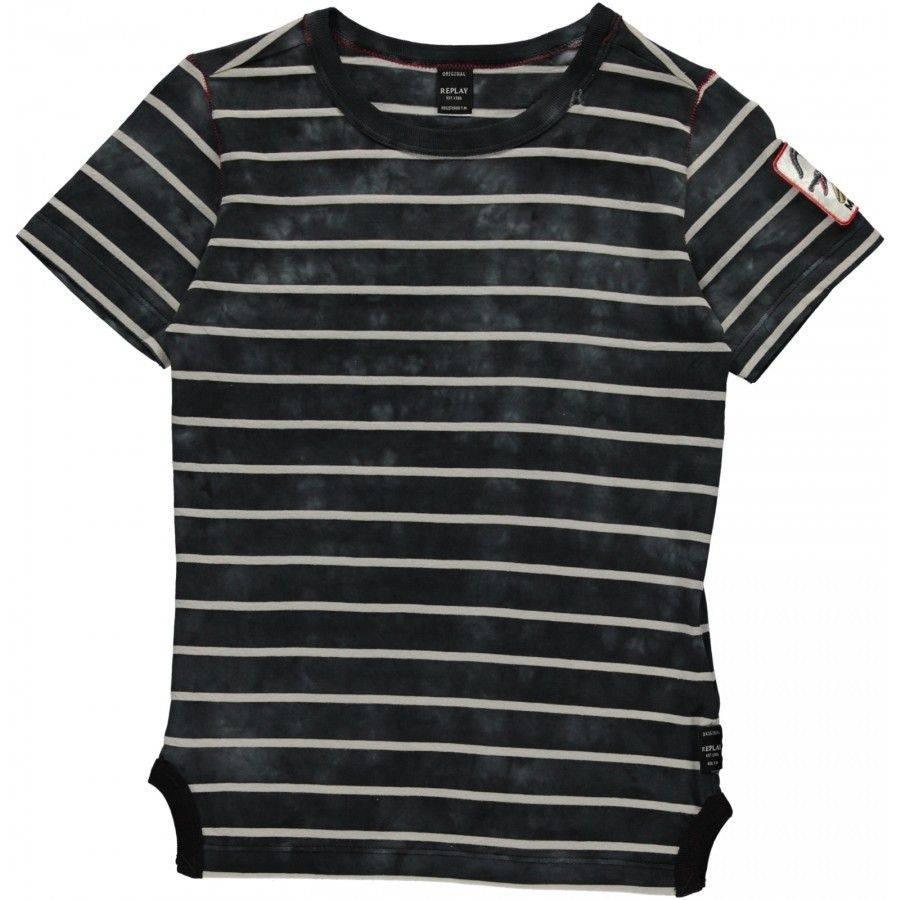 T-SHIRT REPLAY SB7516.050.52010T-010 ΜΠΛΕ ΡΙΓΕ (164ΕΚ.)-(14ΕΤΩΝ) REPLAY