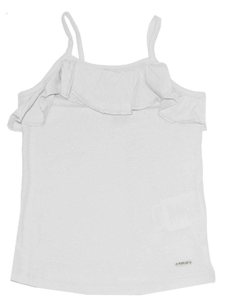 ΜΠΛΟΥΖΑ ΜΕ ΡΑΝΤΑΚΙ REPLAY SG7622.050.20994-001 ΛΕΥΚΟ (104ΕΚ.)-(4ΕΤΩΝ) REPLAY