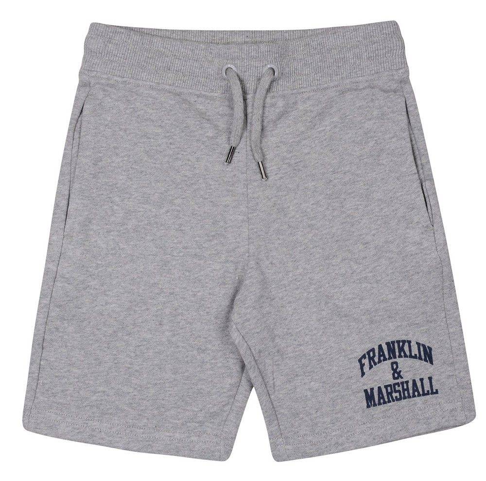 FRANKLIN AND MARSHALL ΒΕΡΜΟΥΔΑ FRANKLIN - MARSHALL BRAND LOGO FMS0061-100G2 ΓΚΡΙ (164ΕΚ.)-(14-15 ΕΤΩΝ)