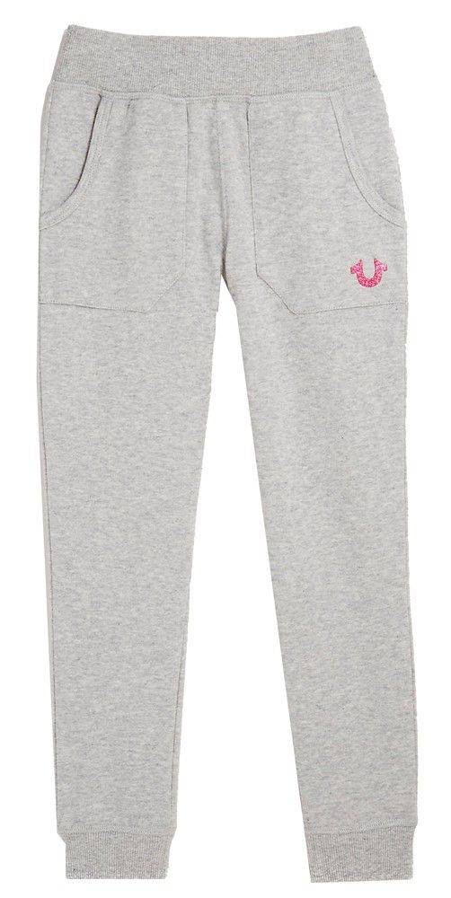 TRUE RELIGION ΠΑΝΤΕΛΟΝΙ ΦΟΡΜΑΣ TRUE RELIGION FLEECE TR246SP44 ΓΚΡΙ ΜΕΛΑΝΖΕ (112ΕΚ.)-(3-4 ΕΤΩΝ)