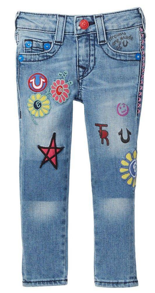 JEAN ΠΑΝΤΕΛΟΝΙ TRUE RELIGION CASEY PATCHED TR617JN37 ΑΝΟΙΧΤΟ ΜΠΛΕ (116ΕΚ.)-(6ΕΤΩΝ)