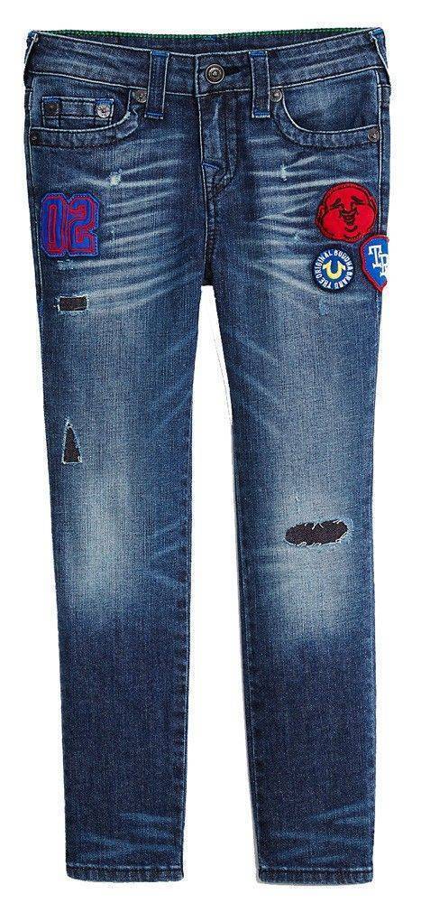 TRUE RELIGION JEAN ΠΑΝΤΕΛΟΝΙ TRUE RELIGION ROCCO PATCHED TR717JN01 ΜΠΛΕ (98ΕΚ.)-(2-3ΕΤΩΝ)