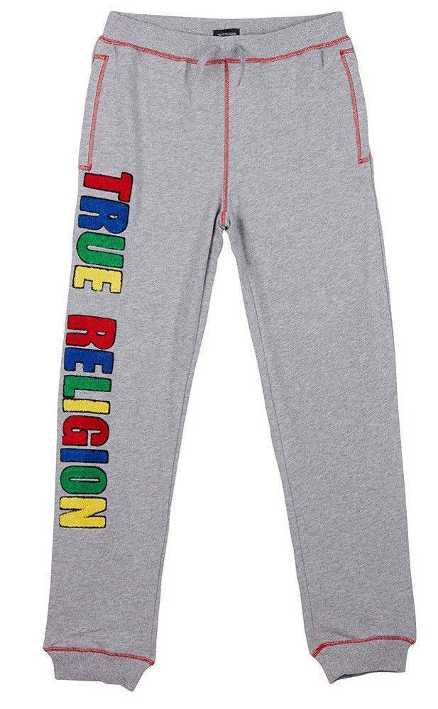 TRUE RELIGION ΠΑΝΤΕΛΟΝΙ ΦΟΡΜΑΣ TRUE RELIGION POP TRUE TR717SP02 ΓΚΡΙ ΜΕΛΑΝΖΕ (110ΕΚ.)-(4-5 ΕΤΩΝ)