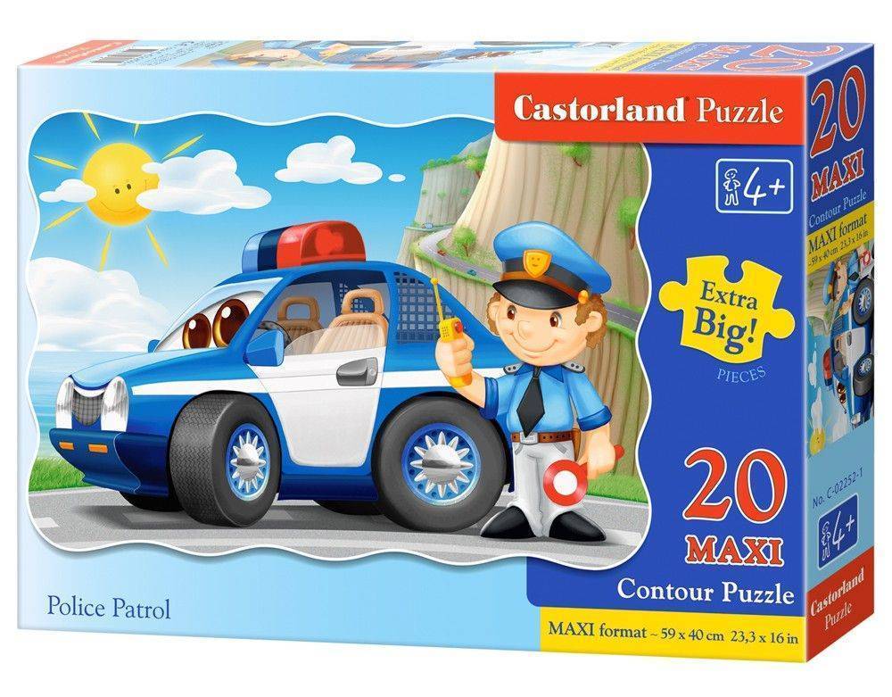 ΠΑΖΛ CASTORLAND POLICE PATROL 20TMX CASTORLAND