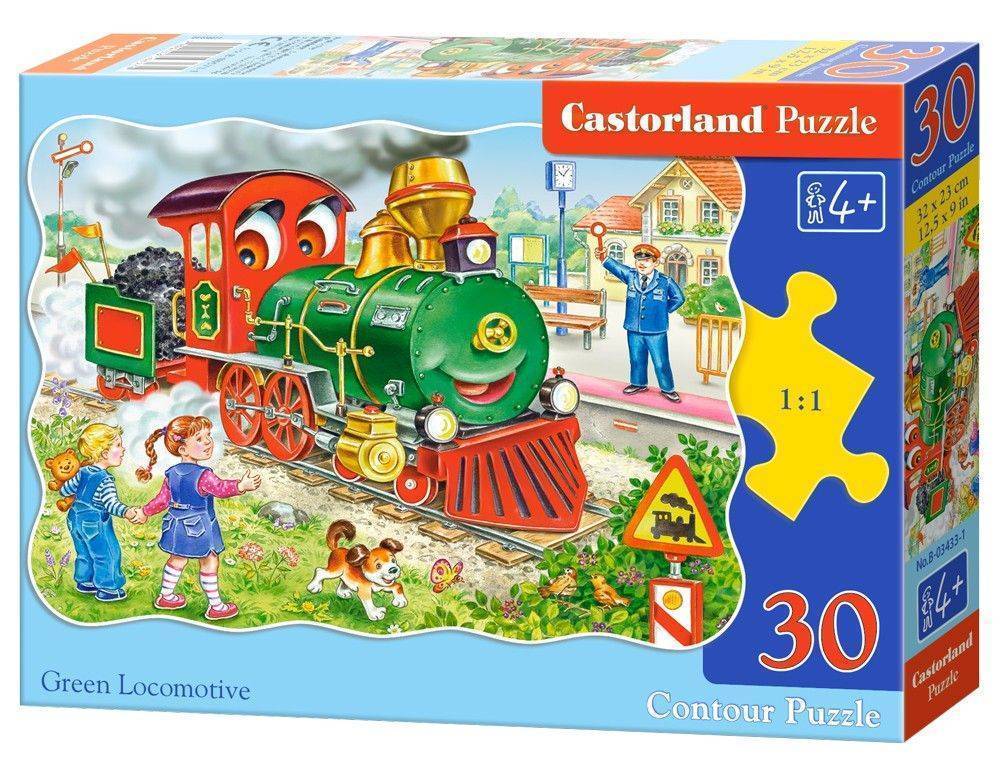 CASTORLAND ΠΑΖΛ CASTORLAND GREEN LOCOMOTIVE 30TMX