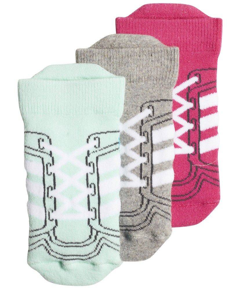 ΚΑΛΤΣΕΣ ADIDAS PERFORMANCE ANKLE SOCKS 3P ΣΙΕΛ/ΓΚΡΙ/ΡΟΖ (27-30) ADIDAS PERFORMANCE