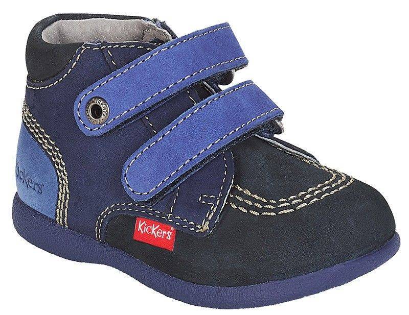 ΠΑΠΟΥΤΣΙ KICKERS BABYSKRATCH ΜΠΛΕ/ΣΚΟΥΡΟ ΜΠΛΕ (EU:19)