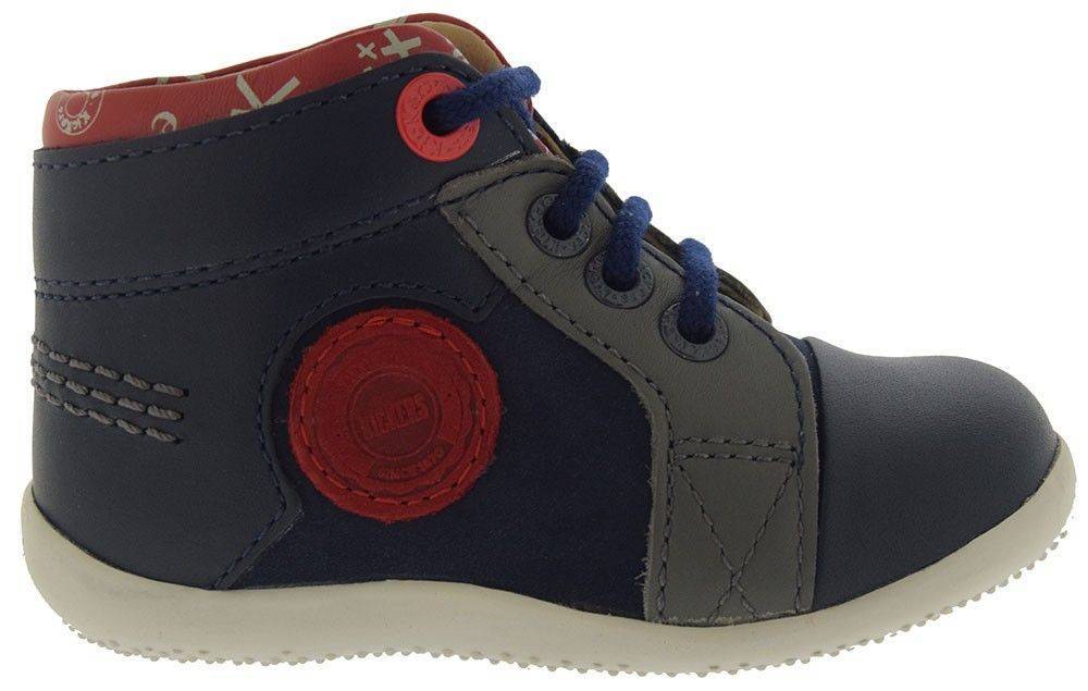 ΠΑΠΟΥΤΣΙ ΜΠΟΤΑΚΙ KICKERS BLEX ΜΠΛΕ/ΓΚΡΙ/ΚΟΚΚΙΝΟ (EU:20)