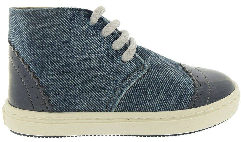 ΔΕΡΜΑΤΙΝΟ ΜΠΟΤΑΚΙ BABYWALKER JEAN ΜΠΛΕ (EU:22)