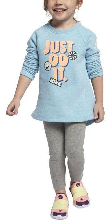 ΒΡΕΦΙΚΟ ΣΕΤ NIKE JUST DOODLE IT ΑΝΘΡΑΚΙ ΜΕΛΑΝΖΕ (85-90 EK.)-(18-24 ΜΗΝΩΝ)