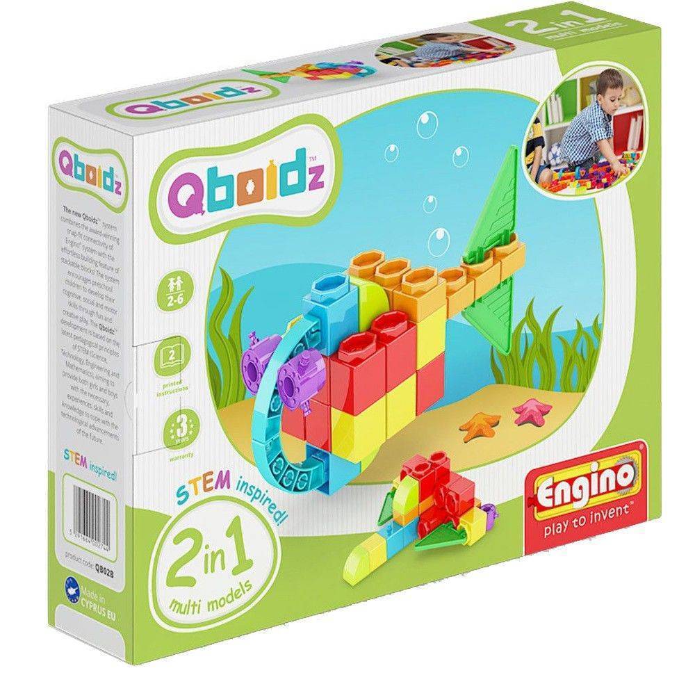 ENGINO QBOIDZ 2 ΣΕ1 (ΧΡΥΣΟΨΑΡΟ)