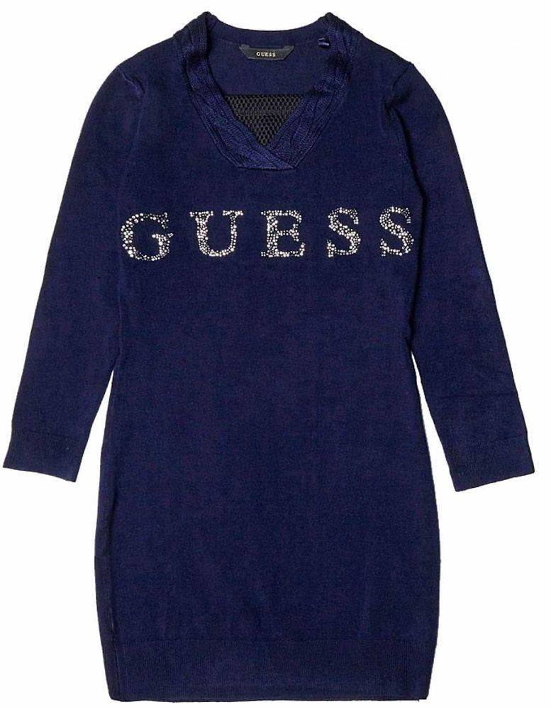 GUESS KIDS ΦΟΡΕΜΑ GUESS KIDS J84K10 Z1U30 ΜΠΛΕ ΣΚΟΥΡΟ (157ΕΚ.)-(11-12 ΕΤΩΝ)