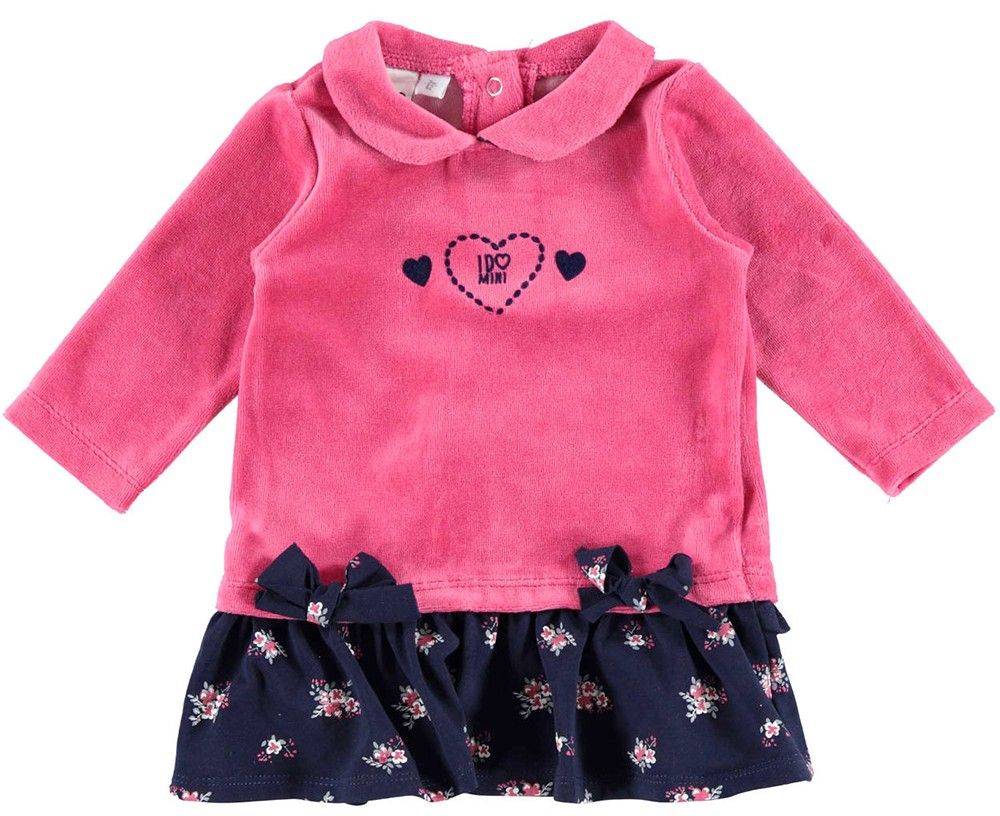 ΒΡΕΦΙΚΟ ΦΟΡΕΜΑ IDO 4.V422/00 MY FIRST PARTY ΦΟΥΞΙΑ/ΣΚΟΥΡΟ ΜΠΛΕ (80 ΕΚ.)-(9-12 ΜΗΝΩΝ)