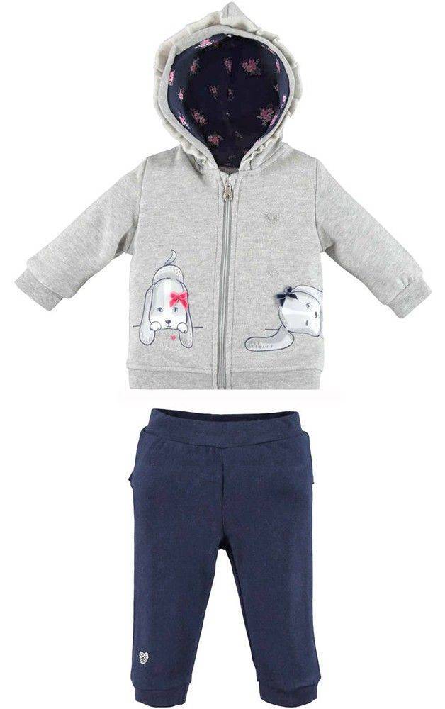 ΣΕΤ ΒΡΕΦΙΚΟ IDO 4.V433/00 ΓΚΡΙ ΜΕΛΑΝΖΕ/ΣΚΟΥΡΟ ΜΠΛΕ (80 ΕΚ.)-(9-12 ΜΗΝΩΝ) IDO