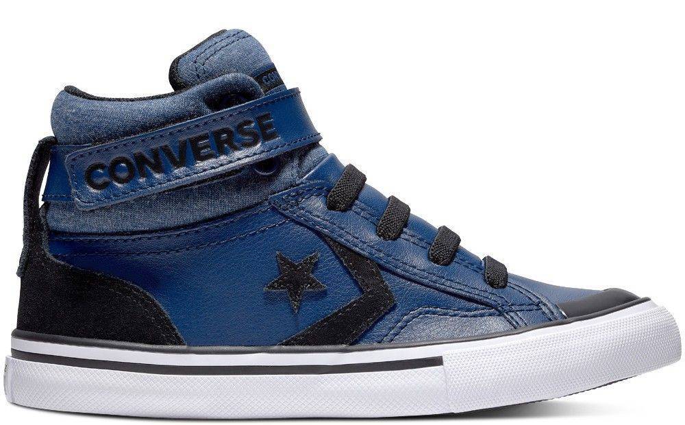 CONVERSE ΜΠΟΤΑΚΙ CONVERSE PRO BLAZE STRAP 762011C ΣΚΟΥΡΟ ΜΠΛΕ/ΜΑΥΡΟ/ΛΕΥΚΟ (EU:21)