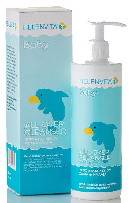 ΣΑΜΠΟΥΑΝ-ΑΦΡΟΛΟΥΤΡΟ HELENVITA BABY ALL OVER CLEANSER 300 ML (5213000521849)
