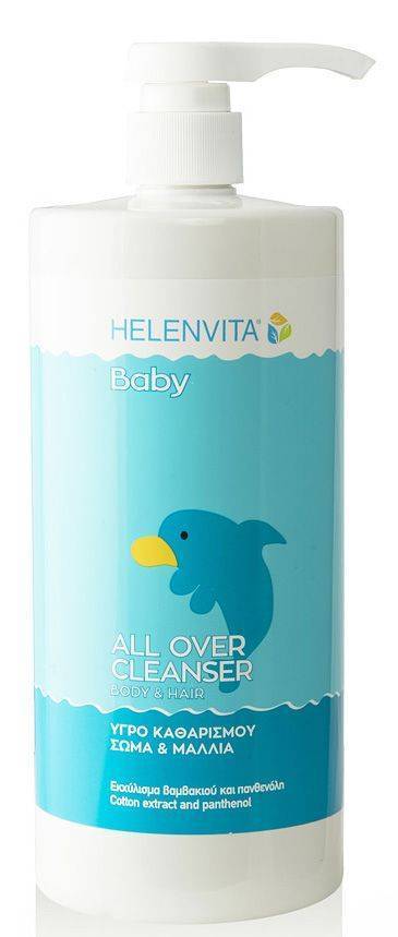 ΣΑΜΠΟΥΑΝ-ΑΦΡΟΛΟΥΤΡΟ HELENVITA BABY ALL OVER CLEANSER 1000 ML (5213000522327)