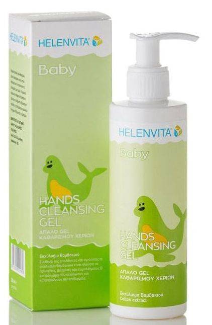 GEL ΧΕΡΙΩΝ HELENVITA BABY HANDS CLEANSING GEL 200ML (5213000521818) HELENVITA BABY