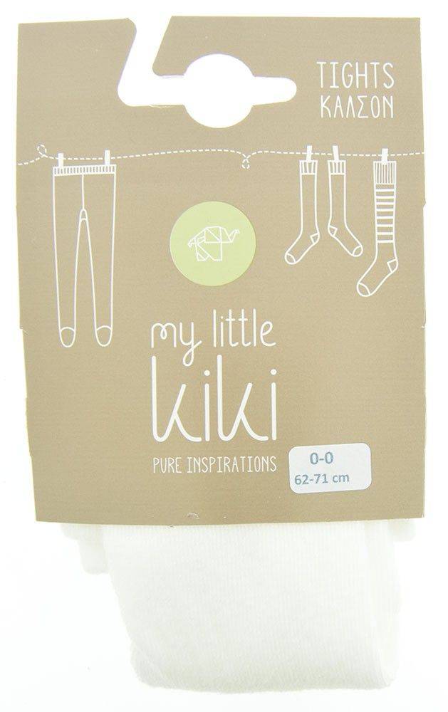 ΠΑΙΔΙΚΟ ΚΑΛΣΟΝ ΒΑΜΒΑΚΕΡΟ MY LITTLE KIKI TIGHTS ΛΕΥΚΟ (0-1)-(70-78ΕΚ) MY LITTLE KIKI