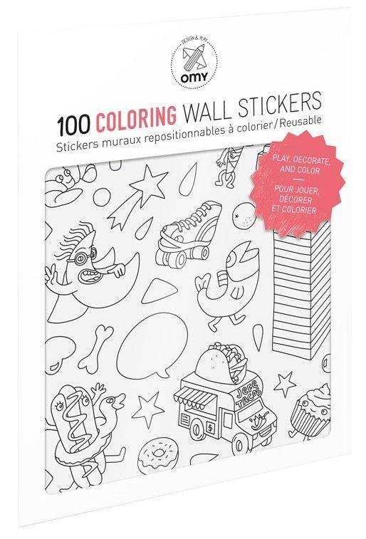 ΑΥΤΟΚΟΛΛΗΤΑ ΤΟΙΧΟΥ OMY ΓΙΑ ΖΩΓΡΑΦΙΚΗ OMY