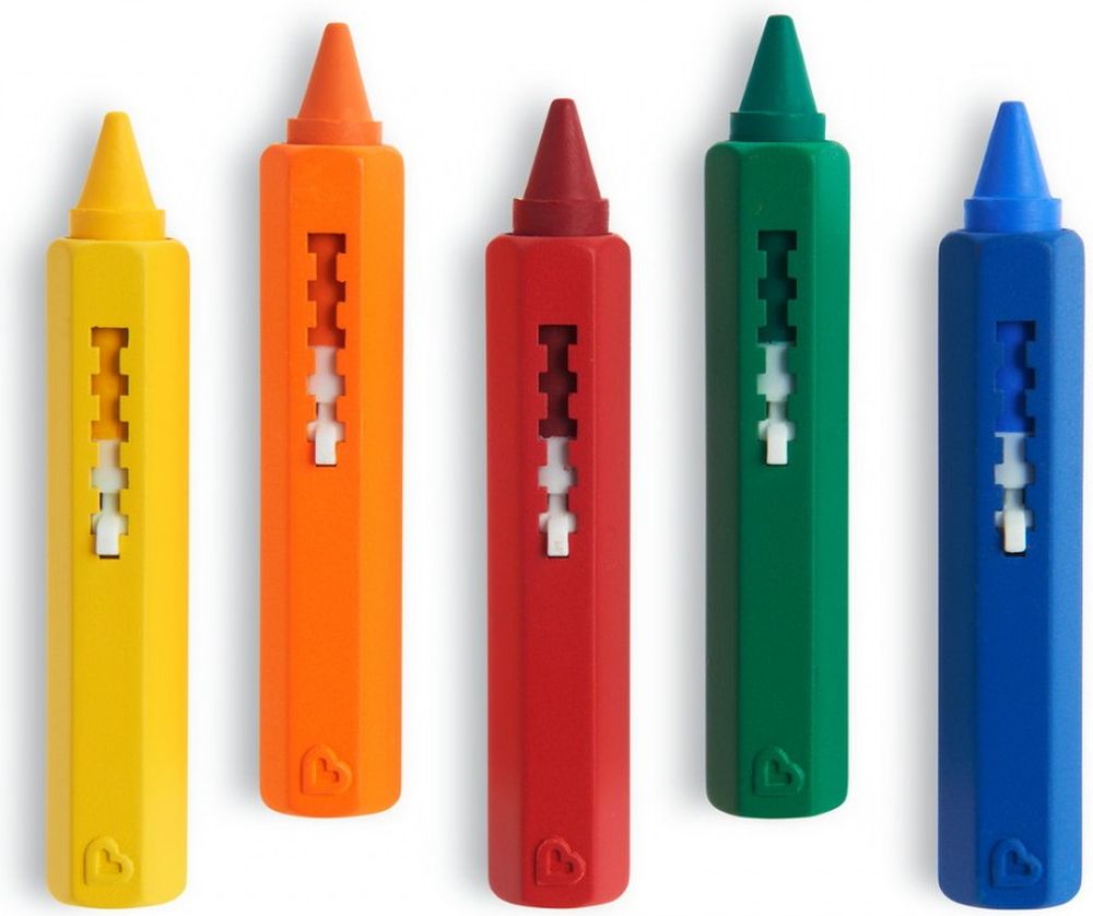 MUNCHKIN ΣΕΤ 5 ΜΟΛΥΒΙΑ ΓΙΑ ΤΟ ΜΠΑΝΙΟ MUNCHKIN 5 BATH TIME CRAYONS 3ΕΤΩΝ+