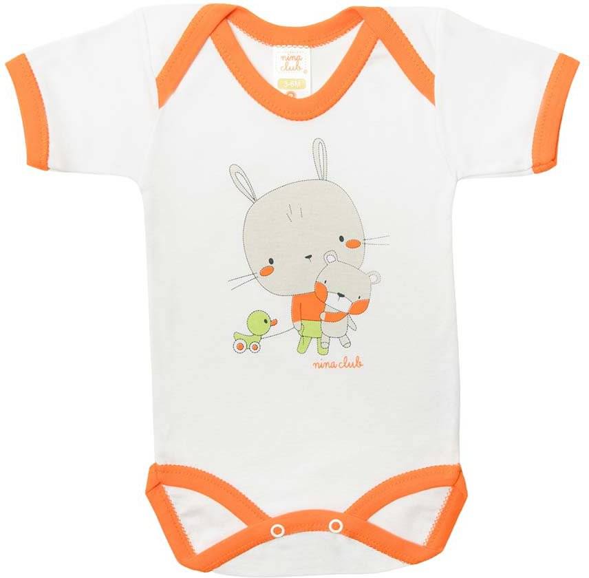 ΖΙΠΟΥΝΑΚΙ NINA CLUB 72 ΚΟΝΤΟΜΑΝΙΚΟ ΠΟΡΤΟΚΑΛΙ (56CM)-(0-3 ΜΗΝΩΝ)