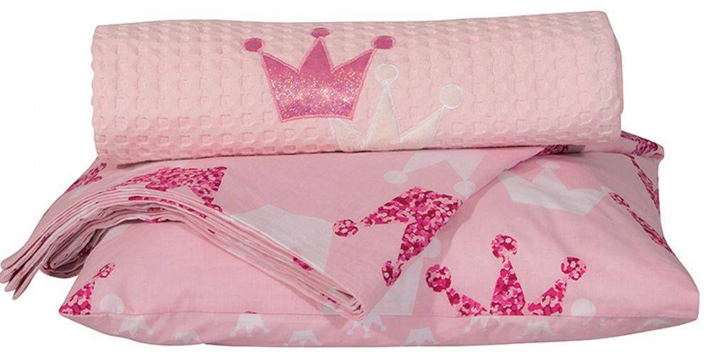 ΚΟΥΒΕΡΤΑ ΚΟΥΝΙΑΣ BABY COLLECTION GREENWICH POLO CLUB 2909 ΡΟΖ 110X150CM