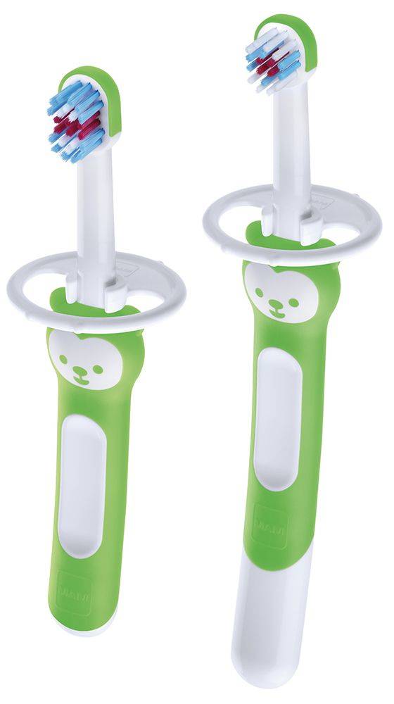 ΣΕΤ ΟΔΟΝΤΙΚΗΣ ΦΡΟΝΤΙΔΑΣ MAM LEARN TO BRUSH ΠΡΑΣΙΝΟ (9001616705564)