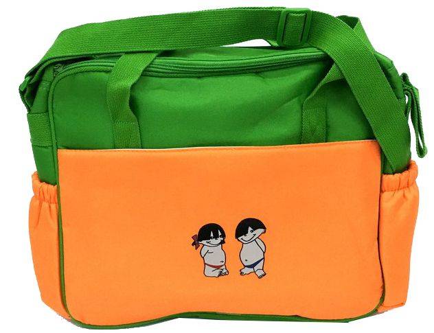 ΤΣΑΝΤΑ ΑΛΛΑΞΙΕΡΑ X-TREME BABY DIAPER BAG 3COLORS ΠΡΑΣΙΝΟ/ΠΟΡΤΟΚΑΛΙ 45X37CM X-TREME BABY