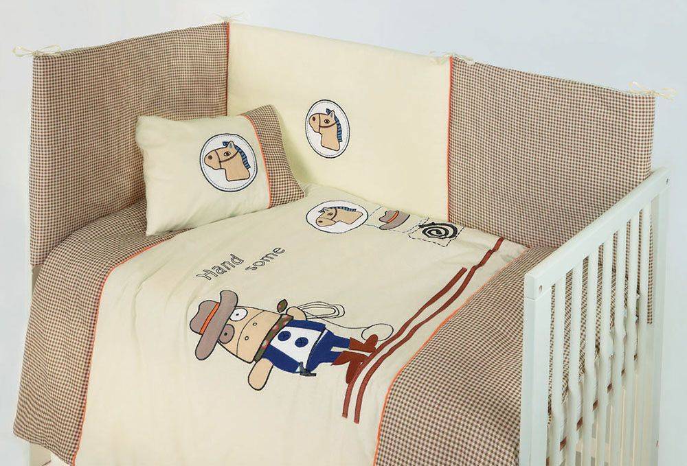 ΠΡΟΙΚΑ ΜΩΡΟΥ DAS HOME BABY EMBROIDERY 6162 ΜΠΕΖ 3ΤΜΧ