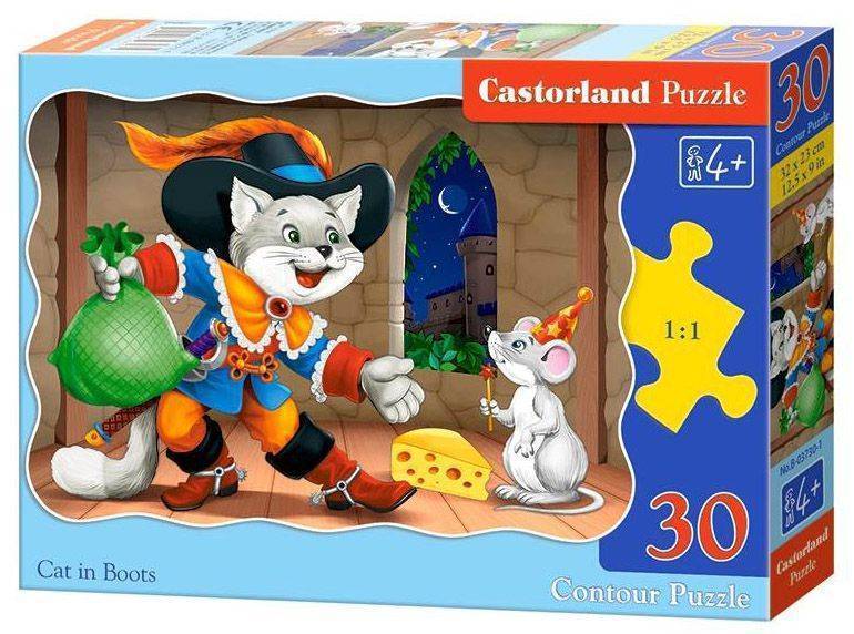 ΠΑΖΛ CASTORLAND CAT IN BOOTS 30TMX CASTORLAND