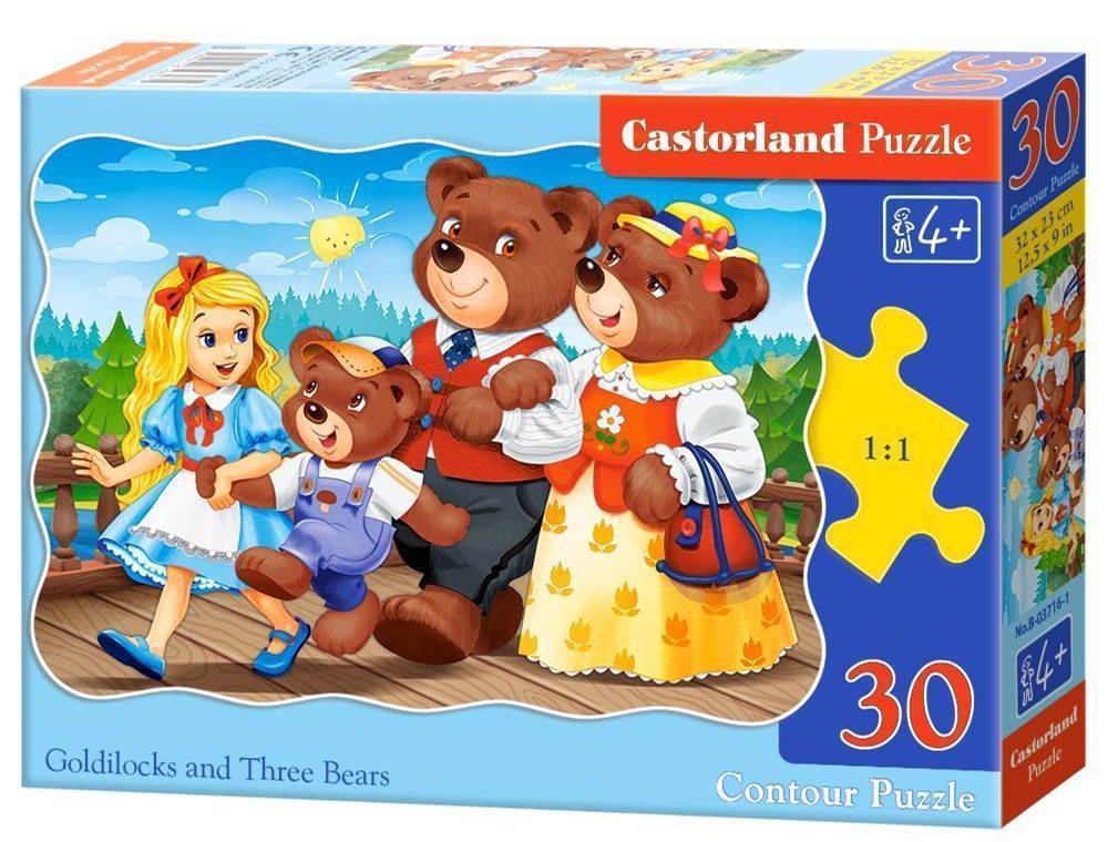 ΠΑΖΛ CASTORLAND GOLDILOCKS AND THREE BEARS 30TMX CASTORLAND