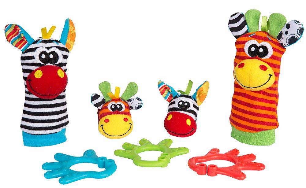 ΣΕΤ PLAYGRO JUNGLE FRIENDS GIFT PACK 0Μ+ PLAYGRO