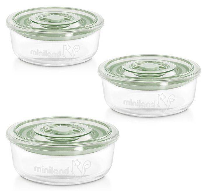 ΣΕΤ ΔΟΧΕΙΟ ΦΑΓΗΤΟΥ MINILAND NATURROUND CHIP 3ΤΜΧ MINILAND