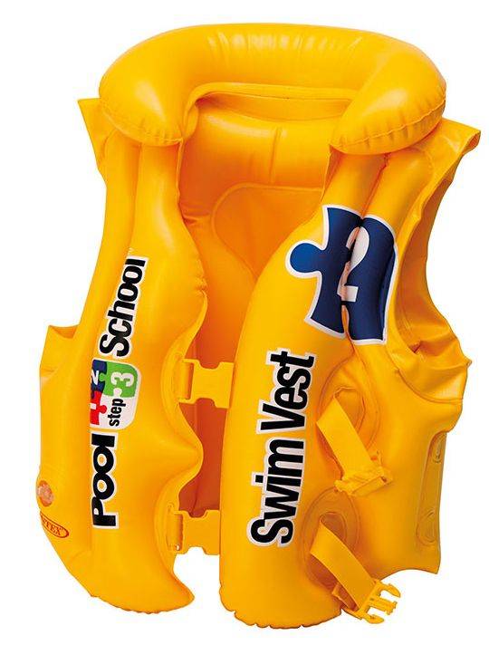 ΦΟΥΣΚΩΤΟ ΓΙΛΕΚΟ ΚΟΛΥΜΒΗΣΗΣ INTEX POOL SCHOOL STEP 2 50X47CM (3-6 ΕΤΩΝ)