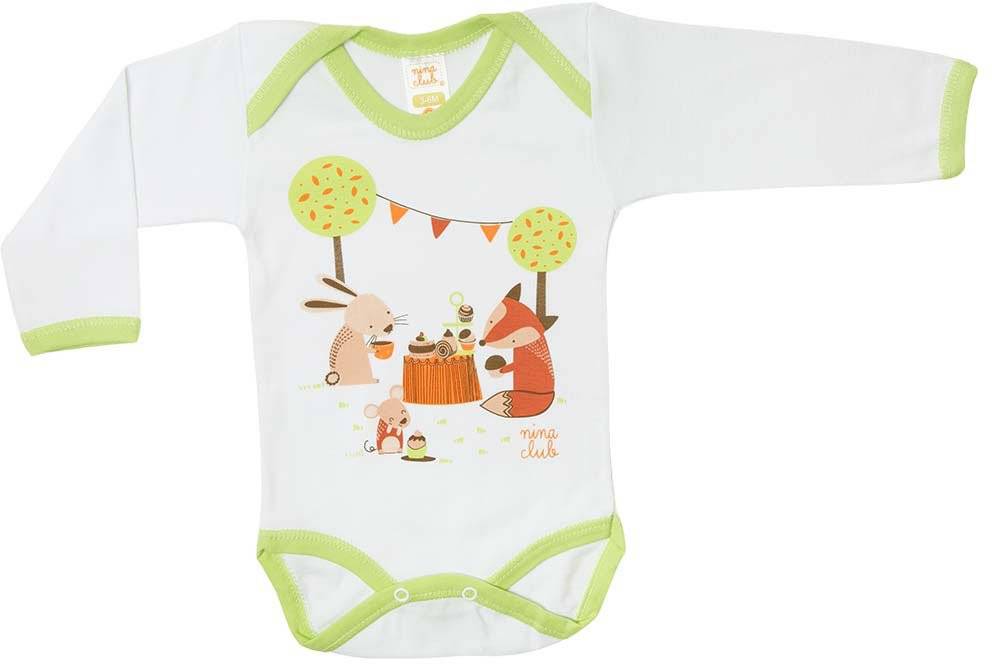 ΦΟΡΜΑΚΙ ΜΑΚΡΥΜΑΝΙΚΟ NINA CLUB 74 ΛΕΥΚΟ/ΛΑΧΑΝΙ (56 ΕΚ.)-(0-3 ΜΗΝΩΝ) NINA CLUB