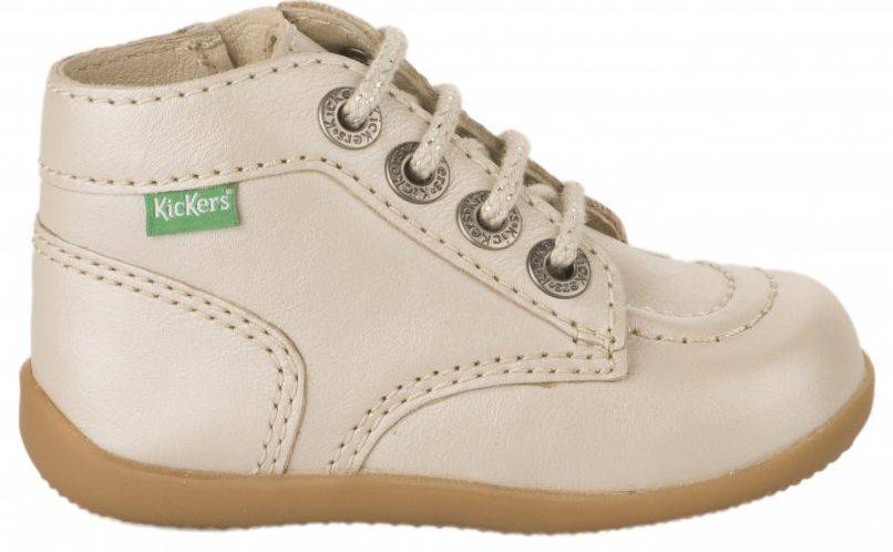 ΜΠΟΤΑΚΙ KICKERS BONZIP-2 653099 ΛΕΥΚΟ ΜΕΤΑΛΛΙΖΕ (EU:25)