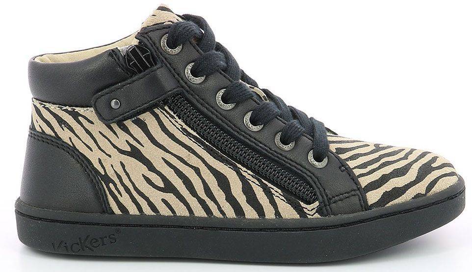 ΜΠΟΤΑΚΙ KICKERS LYLUBY 572062 ΑΣΠΡΟΜΑΥΡΟ (EU:30)