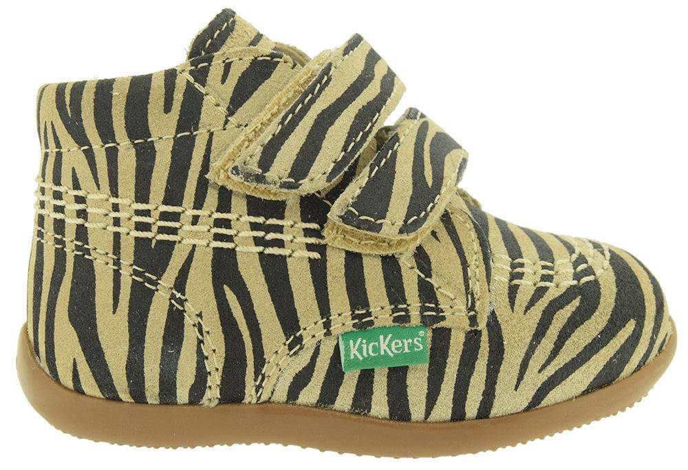 ΜΠΟΤΑΚΙ KICKERS BILLY VELK-2 653117 ΑΣΠΡΟΜΑΥΡΟ (EU:24)