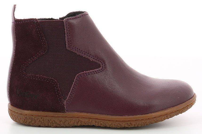 ΜΠΟΤΑΚΙ KICKERS VERMILLON 744610 ΜΩΒ (EU:35)