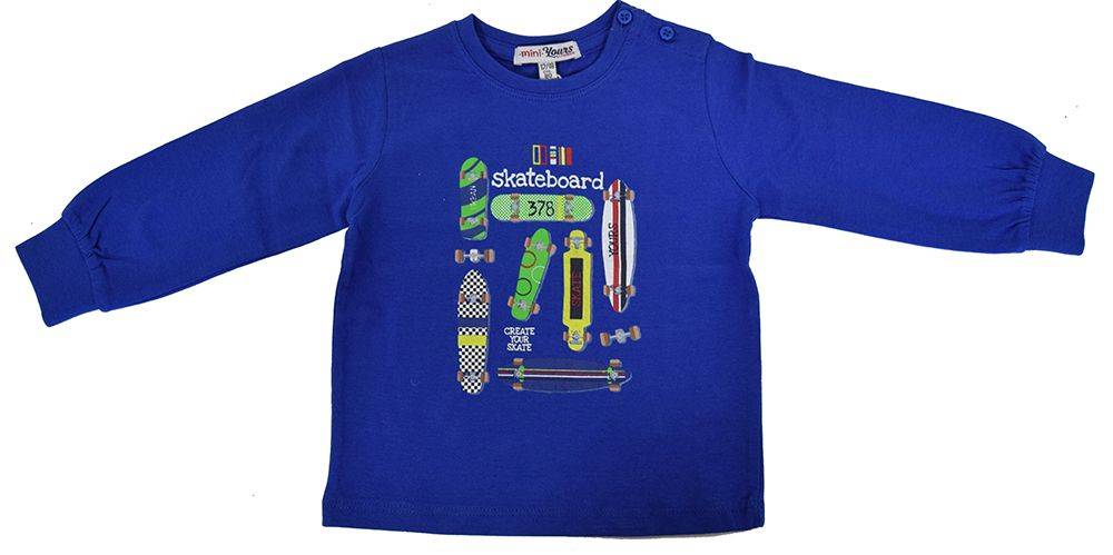 ΜΠΛΟΥΖΑ ΜΑΚΡΥΜΑΝΙΚΗ YOURS B1741 ΜΠΛΕ ΡΟΥΑ (80 ΕΚ.)-(12-18 ΜΗΝΩΝ) YOURS