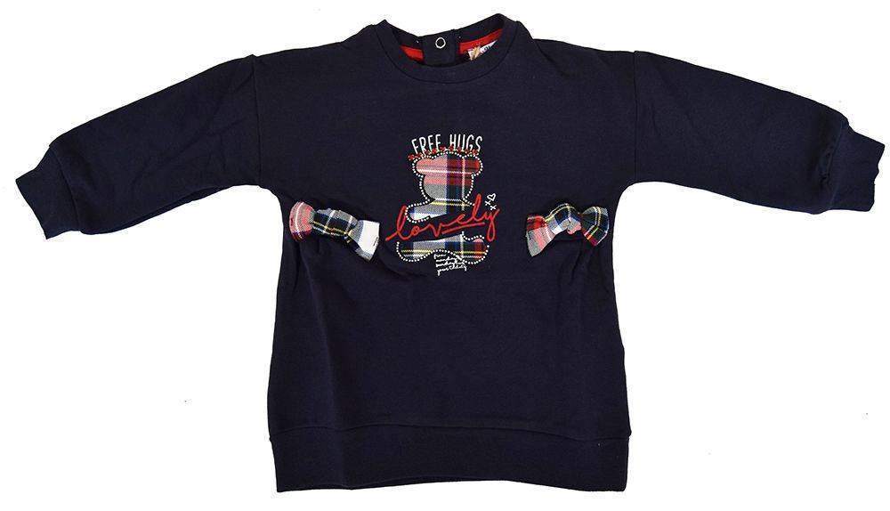 YOURS ΜΠΛΟΥΖΑ ΜΑΚΡΥΜΑΝΙΚΗ YOURS Y5246 ΣΚΟΥΡΟ ΜΠΛΕ (75 EK)-(9-12 ΜΗΝΩΝ)