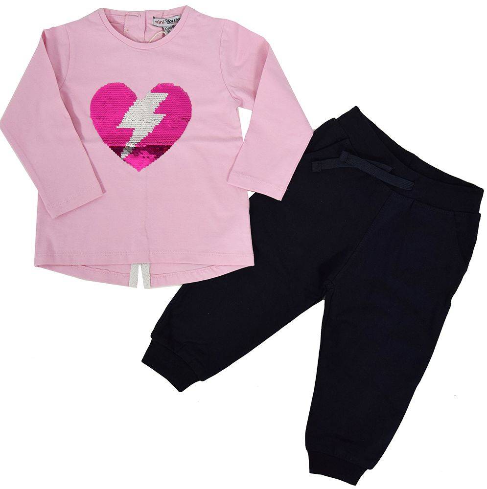 YOURS ΣΕΤ ΡΟΥΧΩΝ YOURS Y5254 ΡΟΖ/ΣΚΟΥΡΟ ΜΠΛΕ (80 ΕΚ.)-(12-18 ΜΗΝΩΝ)