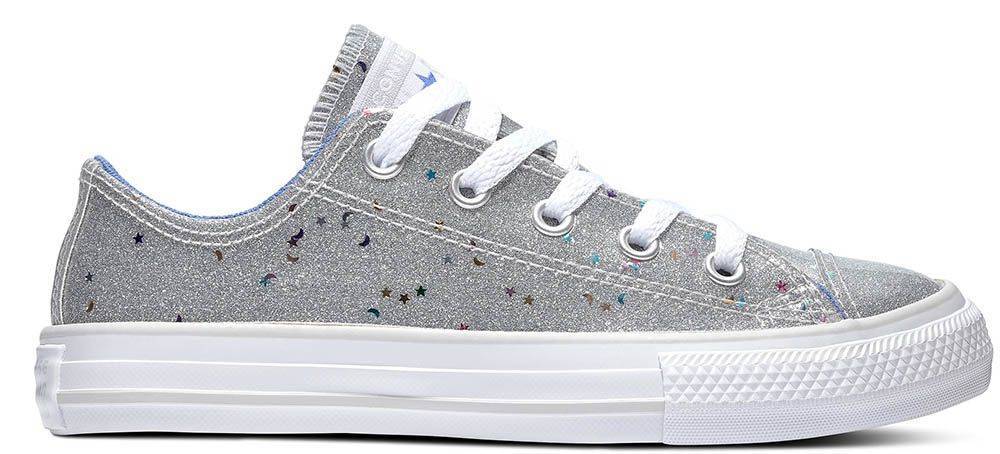ΠΑΠΟΥΤΣΙ CONVERSE CHUCK TAYLOR ALL STAR OX 665107C ΑΣΗΜΙ (EU:30) CONVERSE
