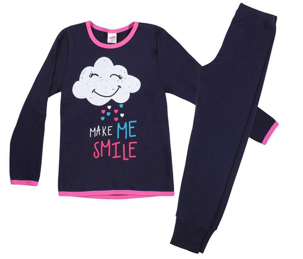 ΣΕΤ ΠΥΖΑΜΕΣ MINERVA MAKE ME SMILE ΜΠΛΕ ΜΑΡΙΝ (158ΕΚ.)-(11-12 ΕΤΩΝ)