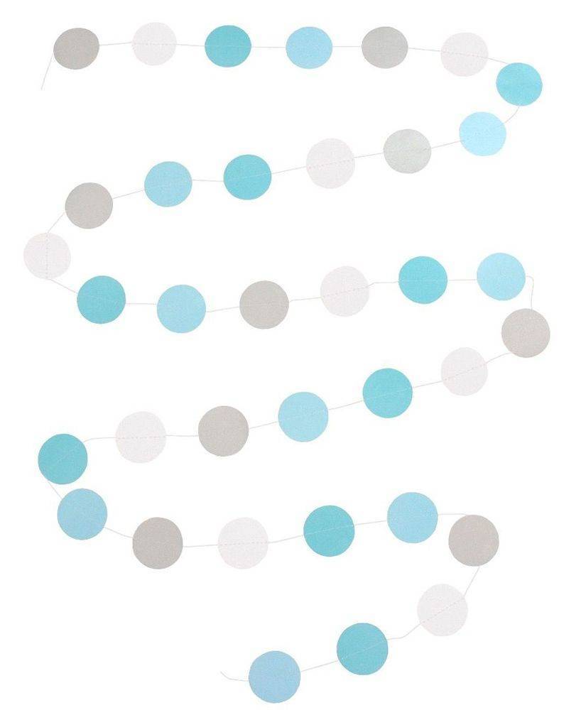 ΧΑΡΤΙΝΗ ΓΙΡΛΑΝΤΑ JABADABADO ΓΑΛΑΖΙΟ 3,6M 12ΤΜΧ φωτογραφία