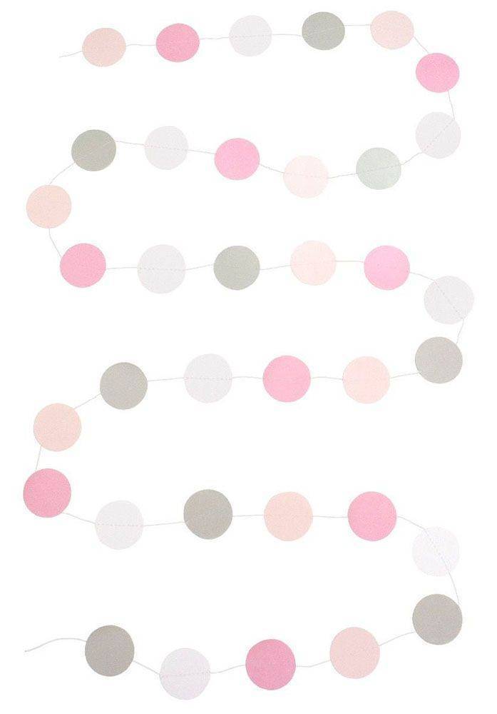 ΧΑΡΤΙΝΗ ΓΙΡΛΑΝΤΑ JABADABADO ΡΟΖ 3,6M 12ΤΜΧ JABADABADO