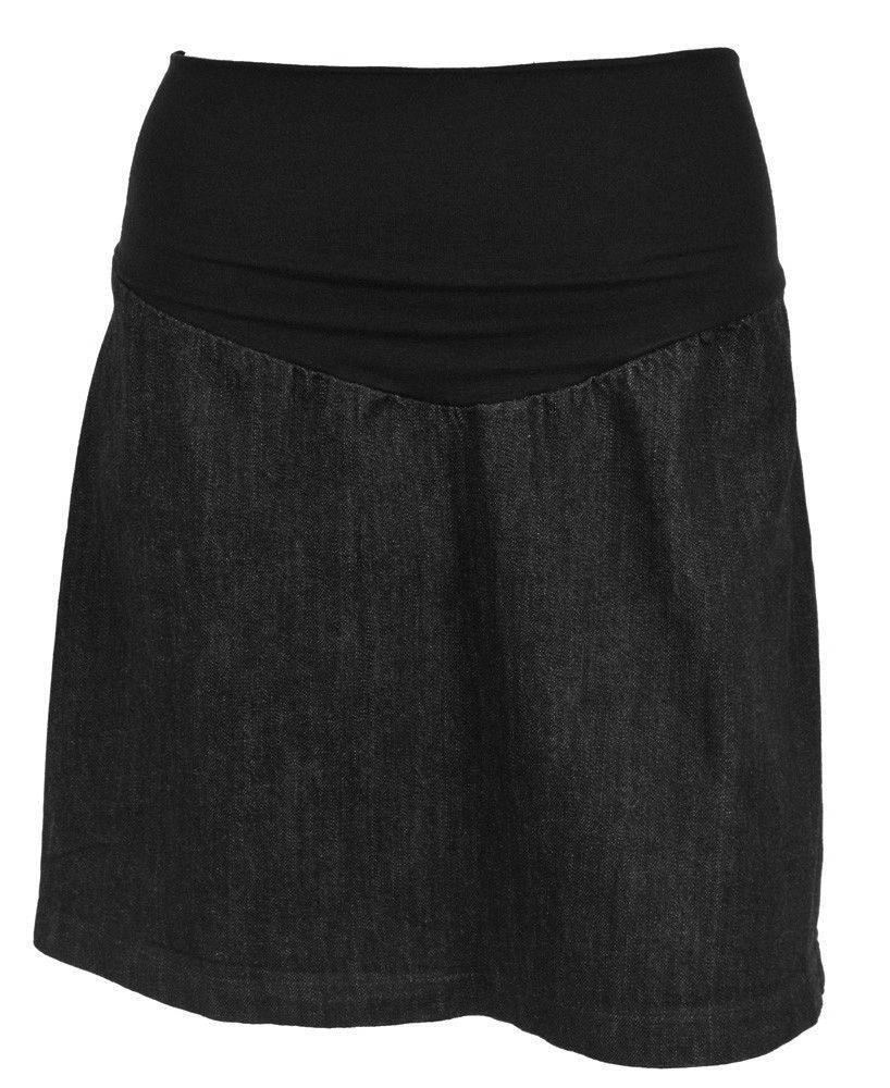 JEANS ΜΙΝΙ ΦΟΥΣΤΑ OMOR ΜΑΥΡΟ/ΓΚΡΙ (S) OMOR