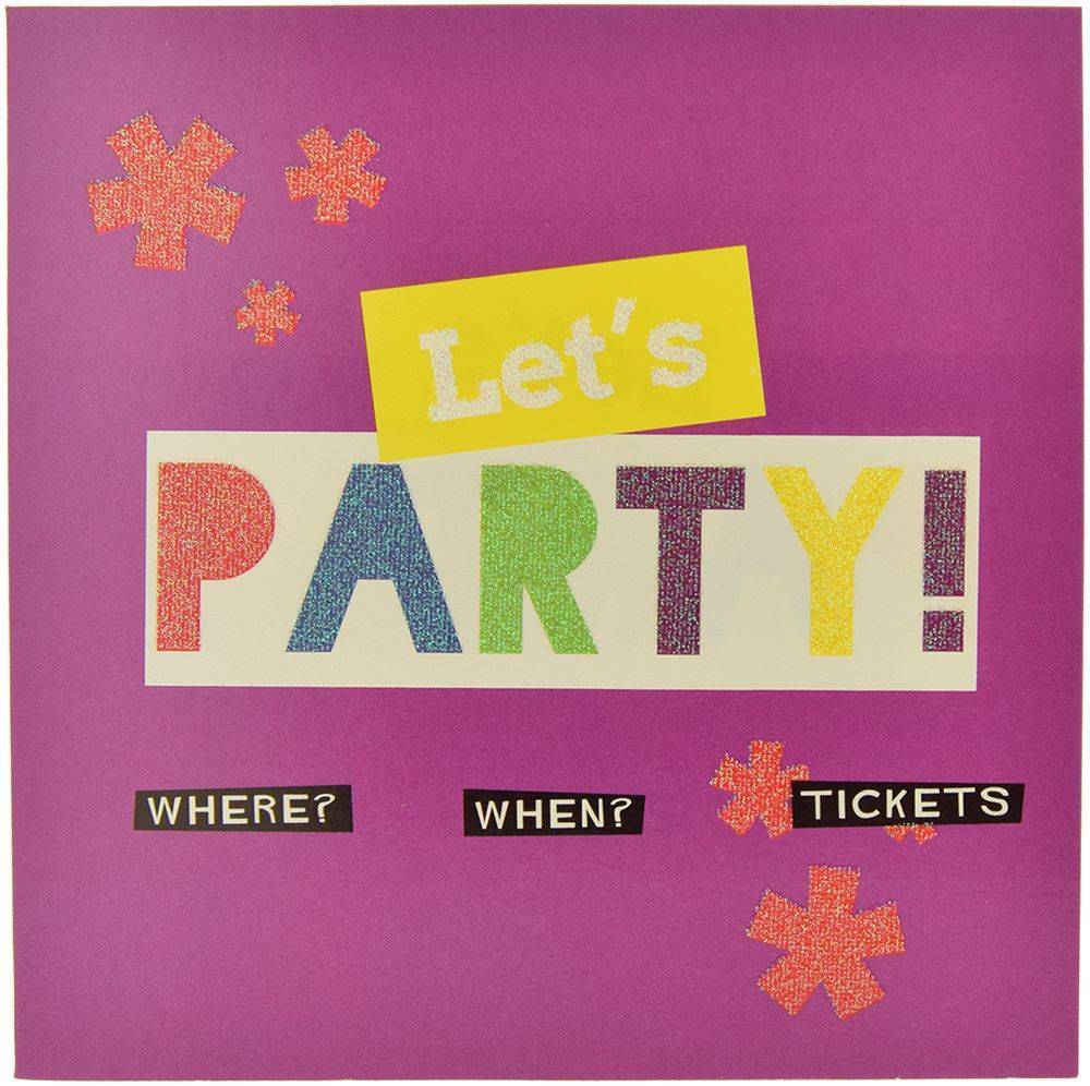 ΠΡΟΣΚΛΗΤΗΡΙΑ PARTY PHOTO FRAMES ΚΟΡΙΤΣΙ 11.5X11.5CM TICKETS