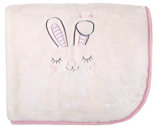 NAF NAF ΚΟΥΒΕΡΤΑ ΒΕΒΕ NAF NAF RACHEL RABBIT ΡΟΖ 110X140CM